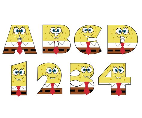 Spongebob Font Svg Movie Png Ttf Cricut Silhouette Etsy Images Sexiz Pix