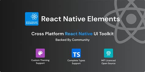 React Native Elements A TypeScript Repository From React Native