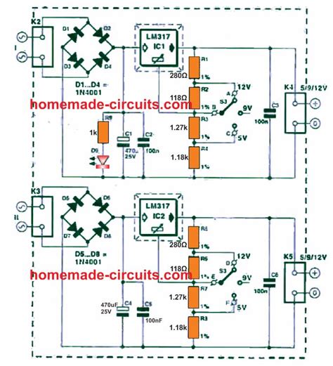 Dual Dc Power Supply Circuit Diagram Wiring View And Schematics Diagram