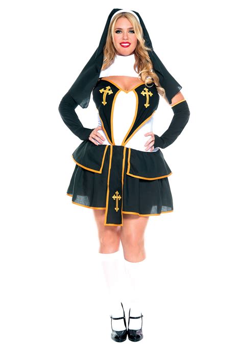 Womens Plus Size Flirty Nun Costume Free Download Nude Photo Gallery