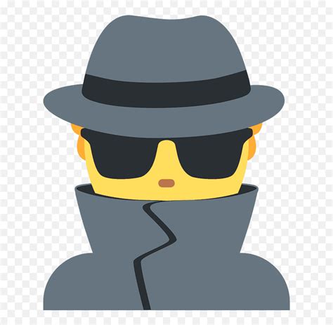 Man Detective Emoji Clipart Free Download Transparent Png Detective