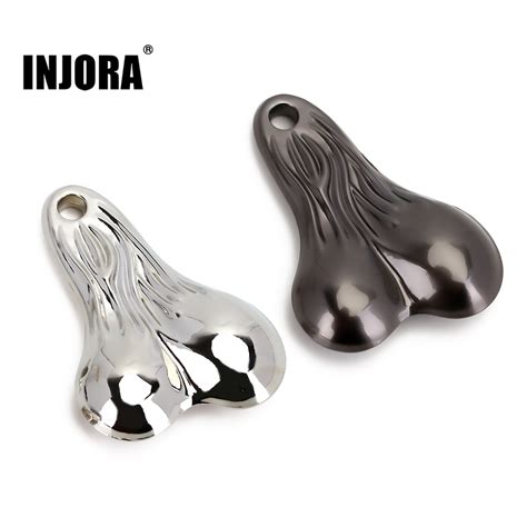 Injora Metal 5538mm Dangler Balls Truck Nuts Scale Accessory For 110