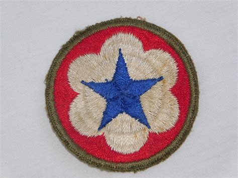 Wwii Us Army 24th Infantry Division Group 8x Patch X Corps 9th Coastal