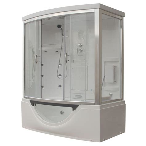 The 72 x 72, our largest tub, will make any corner in your bathroom a welcome retreat. Steam Planet Hudson Plus 72 in. x 39 in. x 88 in. Steam ...