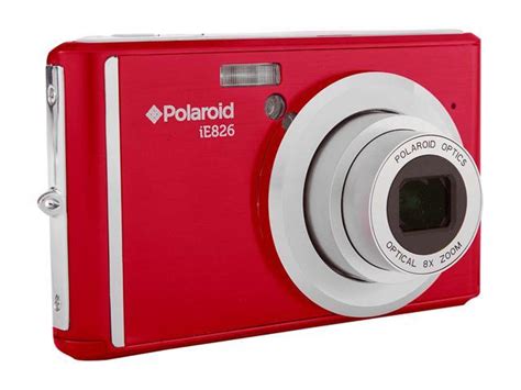 Polaroid Ie826 Red 18 Mp 8x Optical Zoom Digital Camera
