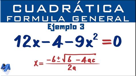 Ecuacion Cuadratica Ejemplos Images And Photos Finder