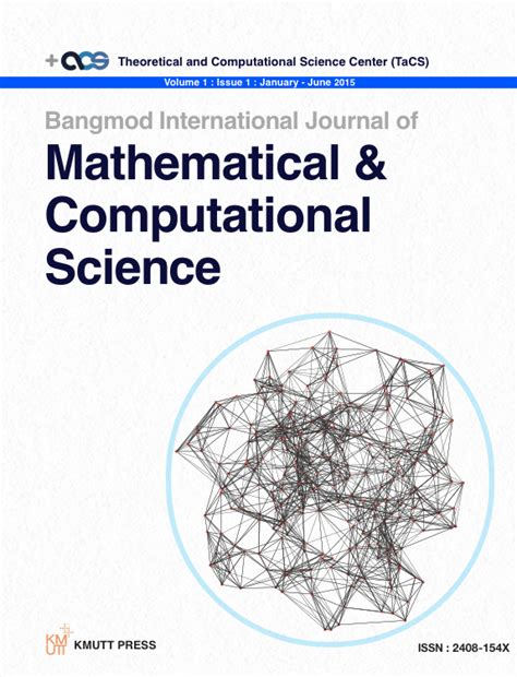 Applied and computational mathematics are the branches of mathematics that concerns with mathematical methods that are typically used in science, engineering, business, and industry. Home - Bangmod International Journal of Mathematical ...