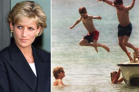 Princess Diana Once Dived Into A Swimming Pool In Her Dressing Gown