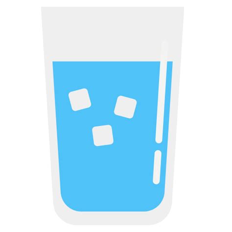 Cold Cube Drink Hydrate Ice Summer Water Icon Free Download