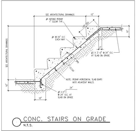 Causeway and weir railing details. Concrete Stair Detail #stairs Pinned by www.modlar.com ...