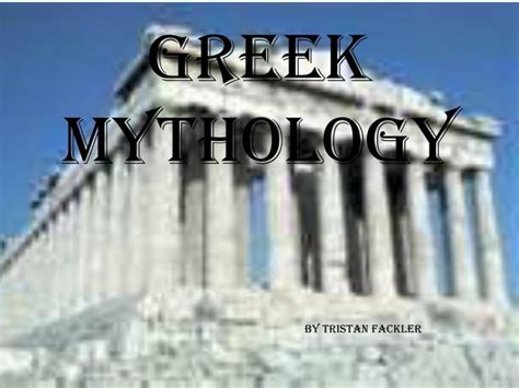 Ppt Greek Mythology Powerpoint Presentation Free Download Id4133833