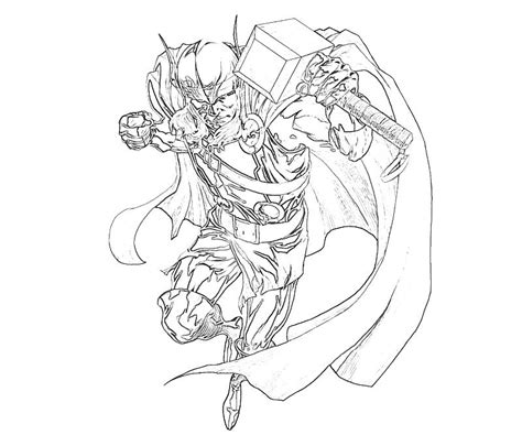 Search through more than 50000 coloring pages. Free Printable Thor Coloring Pages For Kids