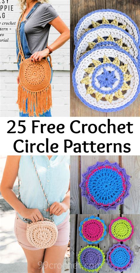 25 Free Crochet Circle Patterns How To Crochet A Circle 99 Crochet