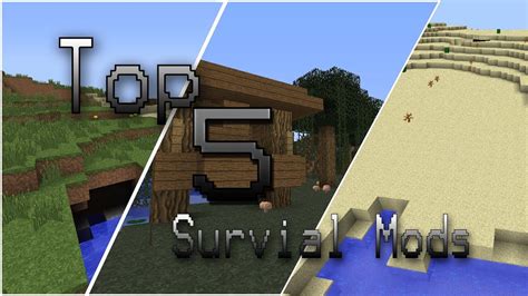 Minecrafttop 5 Survival Mods Youtube