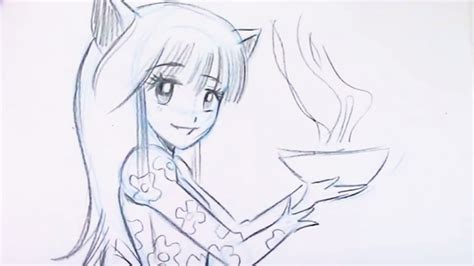 Draw Manga Cat Girl Neko For Beginners Youtube