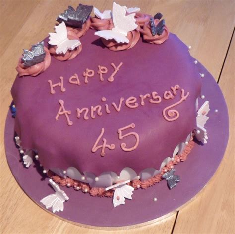 45th Anniversary Cake Anniversary Cake Cake Birthday Cake