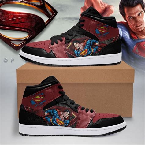 Superman Dc Comics Air Jordan Shoes Sport V2 Sneaker Boots Shoes