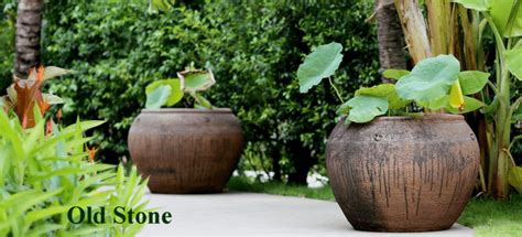 From bedroom to bathroom, give your space some tlc for less with great delivery options. Extra Large Garden Pots | Old Stone Pots | Rustic ...