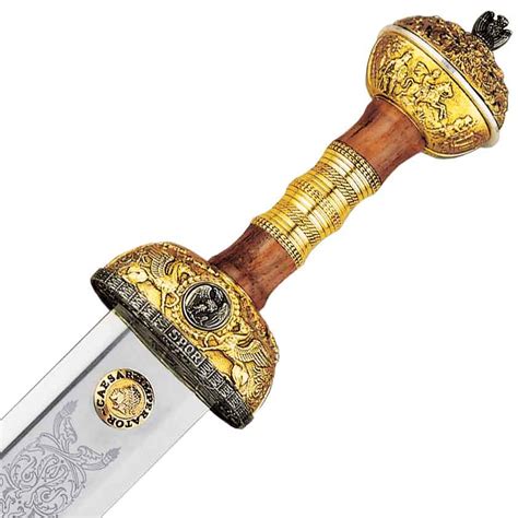 Gold Julius Caesar Sword Sg212 Medieval Collectibles