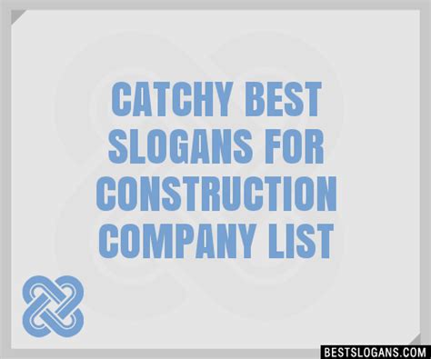 Learn how to come up with a unique name for from time to time, you'll see your list of names. 30+ Catchy Best For Construction Company Slogans List ...