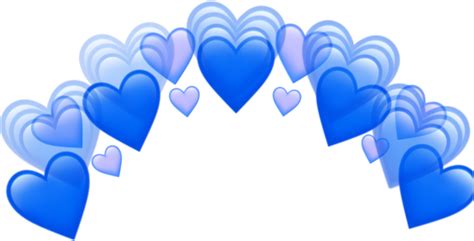 Heart Emoji Crown Transparent ♥aesthetic Crownemoji Emojicrown Hearts