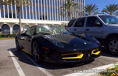 Ferrari 458 Italia Spotted In Orange California On 02242014