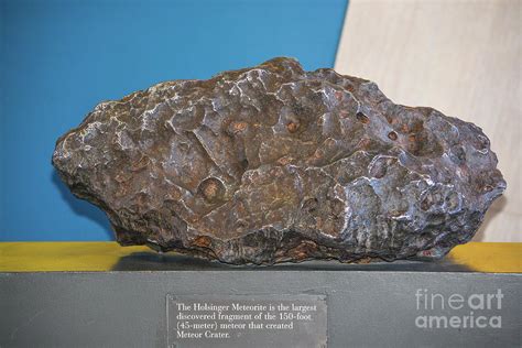 This Ancient Meteorite Sits At Meteor Crater Natural Monument In