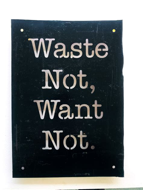 Trash Talk Waste Not Want Not Metalmetcalfe