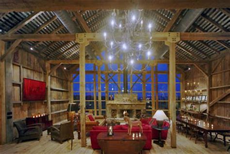 Interior simple pole barn house. Beautiful Abodes: Barn Homes