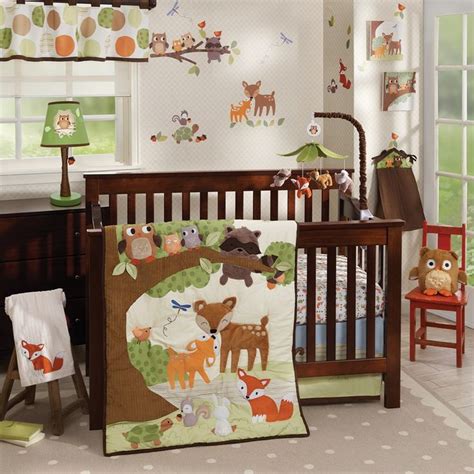 Woodland Tales 4pc Crib Bedding Set 310000430 Animal Baby Bedding