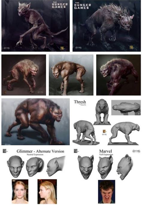 Muttations Concept Art From The Hunger Games Hunger Games Hunger