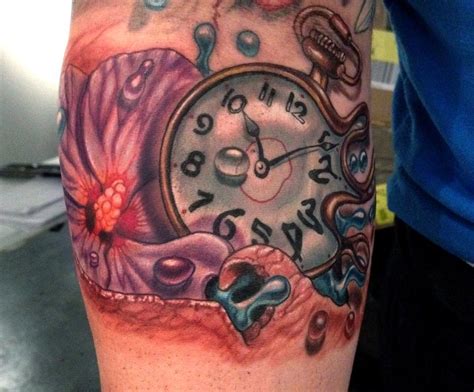 Top 156 Melting Clock Tattoo