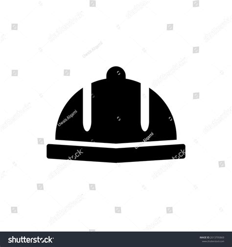 Construction Safety Helmet Line Icon Stock Vector Royalty Free