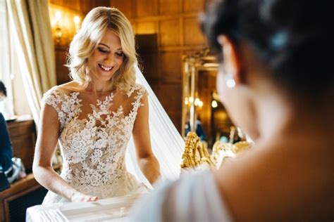 A Pronovias Gown In Lace For An Elegant Wedding At Hengrave Hall In Suffolk Love My Dress® Uk