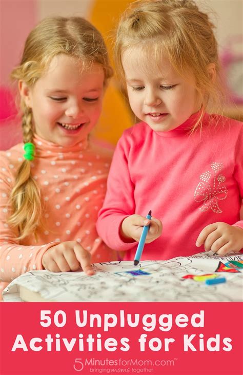 50 Unplugged Activities for Kids to Keep Your Kids Entertained Fun