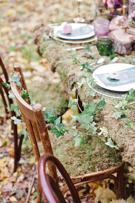 Enchanted Forest Fairytale Wedding In Shades Of Autumn