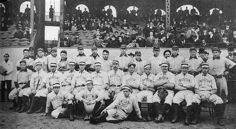 First Ever World Series Champions 1903 Boston Defeated Pittsburgh In