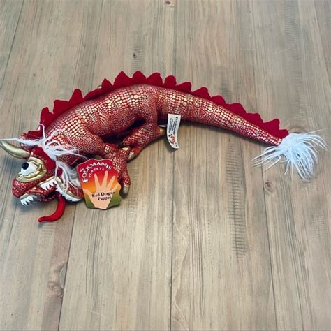 Folkmanis Puppets Toys Folkmanis Puppets Red Dragon Puppet Nwt
