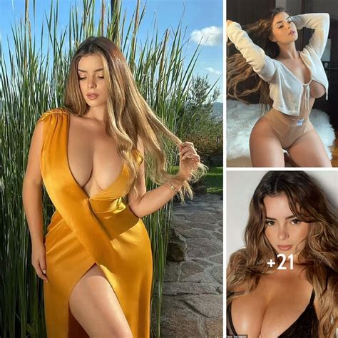 Demi Rose Puts On An Eye Popping Display In A Plunging Yellow Dress Complete With Dramatic Side
