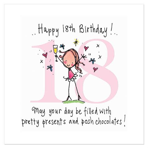 Happy 18th Birthday Wishes Girl