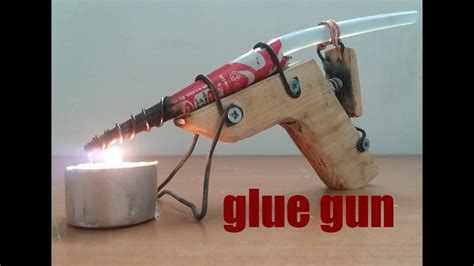 How To Make Hot Glue Gun Works With Candle Diy Youtube