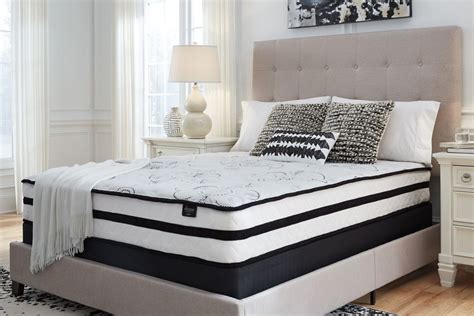 Just get a cheep king box and pass on the problems. Sierra Sleep® Chime 10 Inch Hybrid Queen Bed in a Box by ...