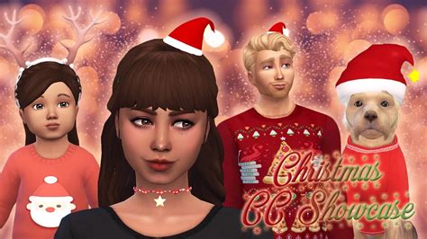 The Sims 4 Christmas Cc Showcase 40 Links Youtube