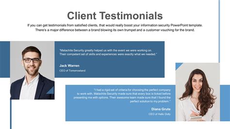 Client Testimonials Templates