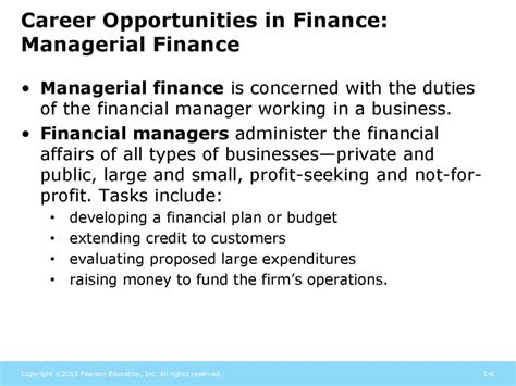 The financial manager's responsibilities and activities. The role of managerial finance. (Chapter 1) - online ...