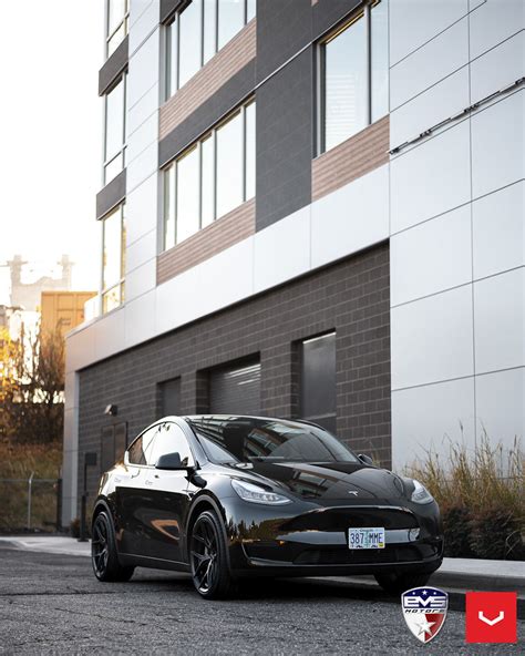 Tesla Model Y Hybrid Forged Series Hf 5 © Vossen Wheels 2020