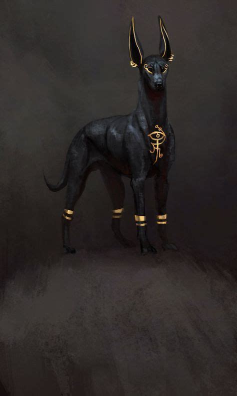 Anubis By JadeMere Fantasy Creatures Art Mythical Creatures Art