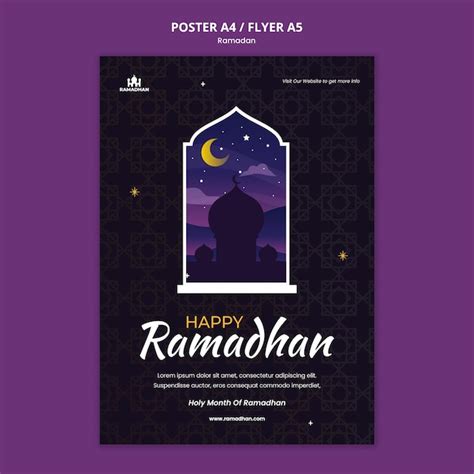 Free Psd Ramadan Banner Template Illustrated