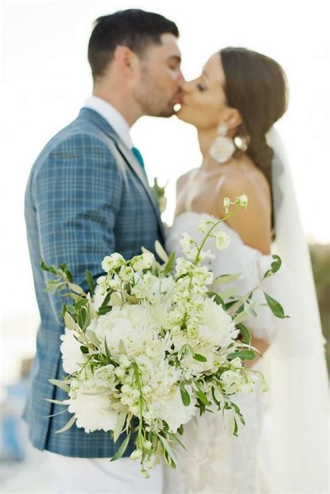 White Elegant Wedding In Greece Tie The Knot Santorini Greece