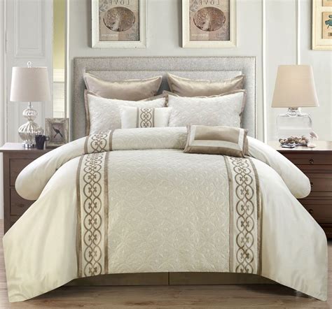 Ivory Bed Sets Amazon Com Madison Park Bismarck King Size Bed